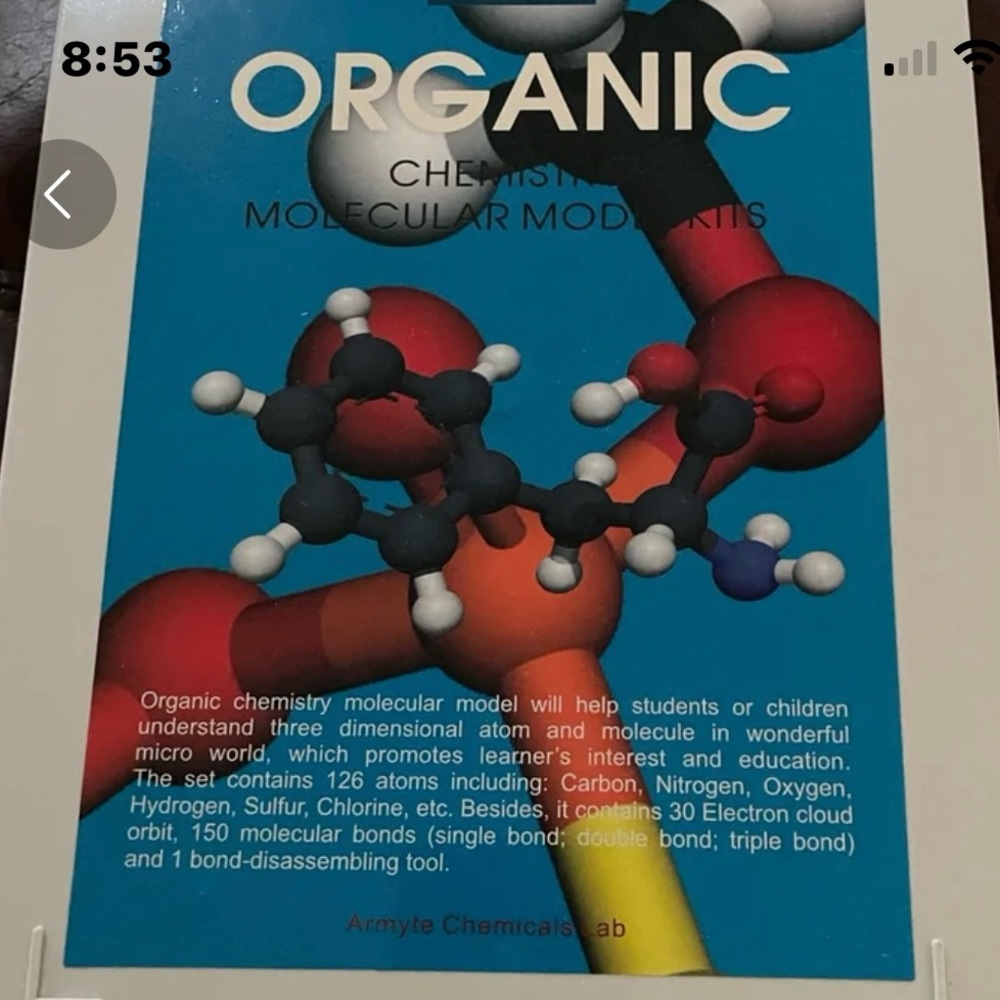 Chemistry molecule kit